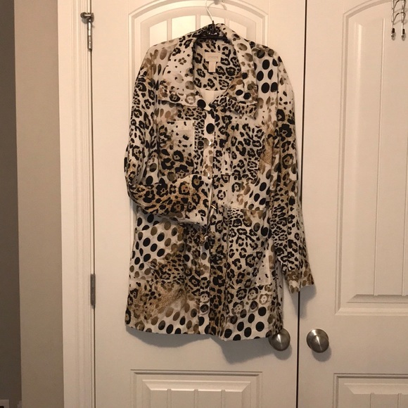 Chico’s Size 2 (12-14) Jacket - Picture 1 of 8